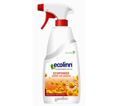 ECOPOWER SÜPER YAĞ ÇÖZÜCÜ (SPRAY BAŞLIKLI) 650 ML